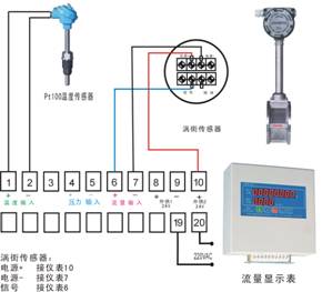蒸汽流量計接線