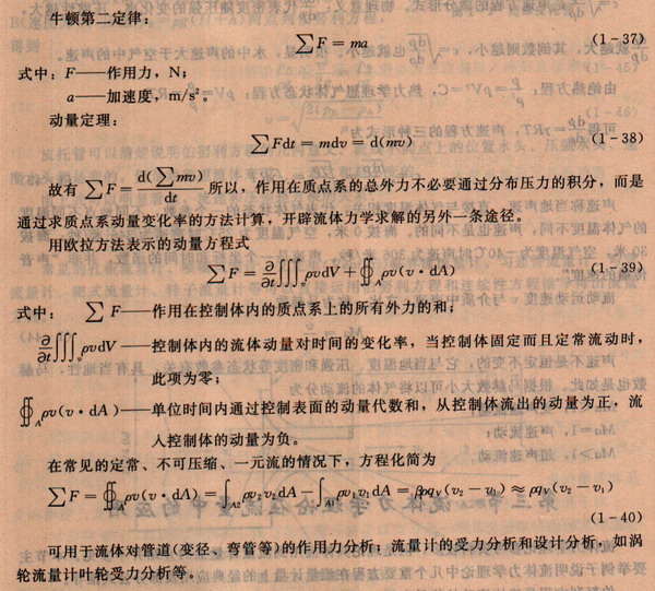動量方程式